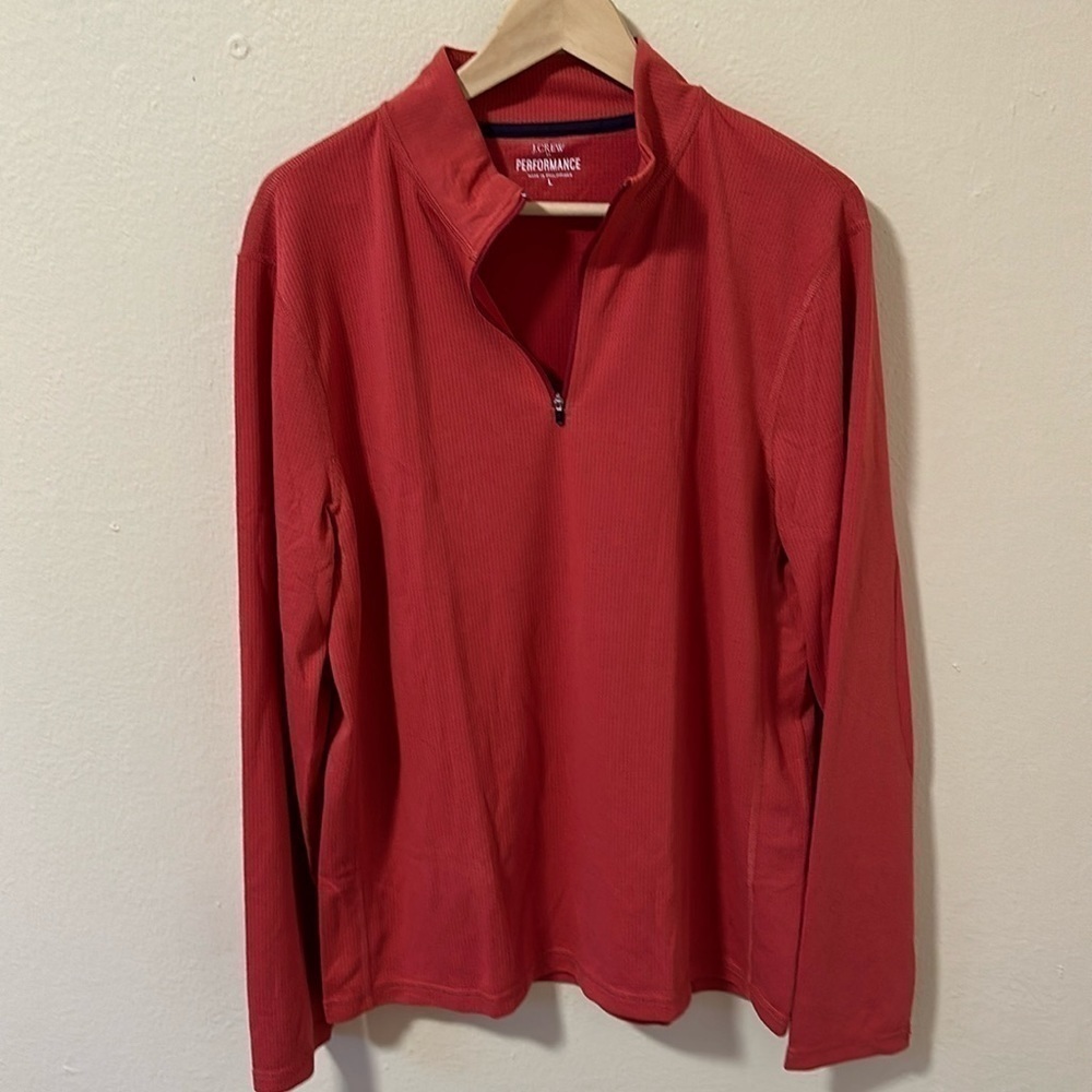 J. CREW factory men’s performance half zip